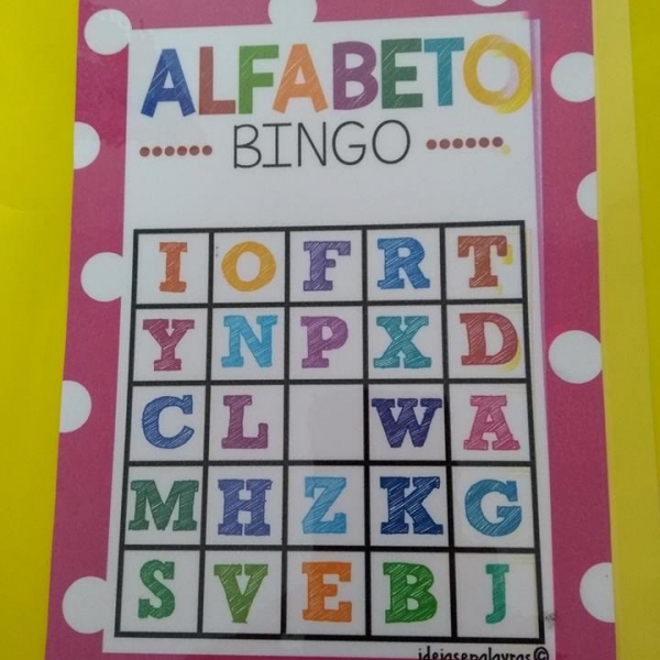 Bingo Do Alfabeto Atividade De Alfabetiza O E Letramento