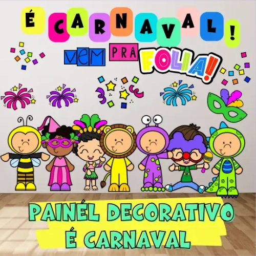 Painel Decorativo de Carnaval