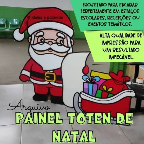 toten gigante Papai Noel